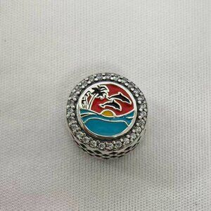 Pandora St. Maarten Beach Charm Pendant, S925 Silver Jewelry